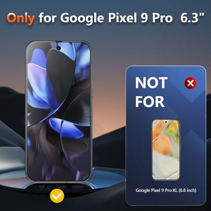 28 ° Matte Privacy TPU Screen Protector for Google Pixel 9 Pro - size: Pixel 9 Pro