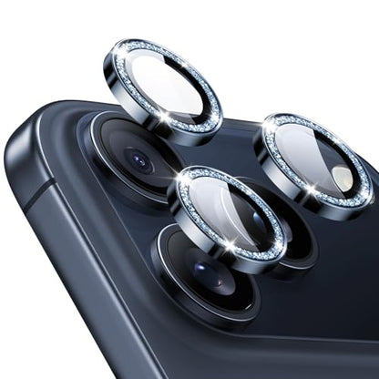 ESR for iPhone 17 Pro Max/17 Pro Camera Lens Protector, 1 Pack,Glitter Blue - color: Blue Shimmer