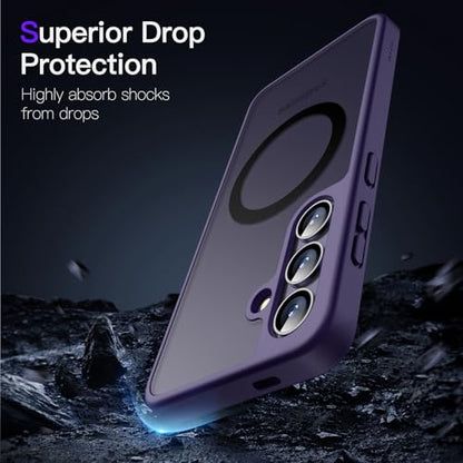 JETech Magnetic Case for Samsung Galaxy S24 Plus, Cobalt Violet - color: Cobalt Violet, size: Galaxy S24 Plus