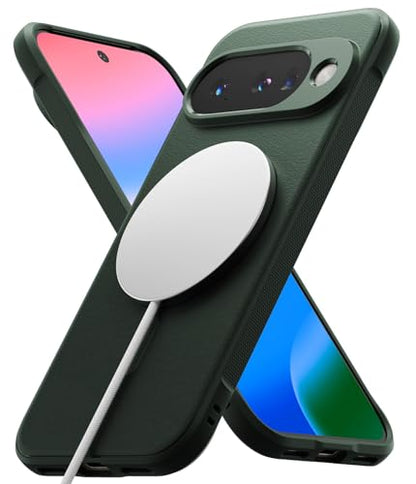 Ringke Onyx Designed for Google Pixel 10 Case [Compatible with MagSafe and Pixelsnap] Oil & Dirt Resistant Enhanced Grip Non-Slip Texture Lightweight Cover - Magnetic Dark Green - color: Magnetic Dark Green, size: Pixel 10
