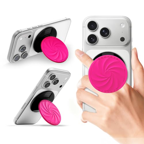 ORNARTO Vortuxe for MagSafe Phone Grip with Kickstand, Hot Pink - color: Hot Pink