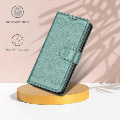 Wallet Case for iPhone 12 and iPhone 12 Pro,[RFID Blocking] 3 Card Holder Stand with Credit Card Slot PU Leather Magnetic Protective Flip Cover for iPhone 12/12 Pro(Green) - color: Green