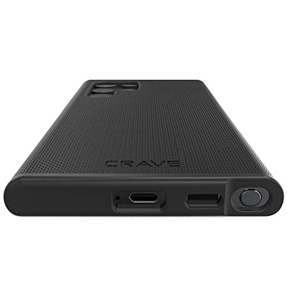 Crave Galaxy S22 Ultra Case, Shockproof Protection Dual Layer Case for Samsung Galaxy S22 Ultra 5G (6.8 inch) - Black - color: Black, size: Galaxy S22 Ultra