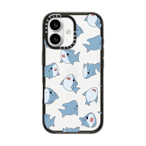 CASETiFY for iPhone 16 Case - Impact | Slim Fit | 8.2 ft. 4X Military Grade Drop Protection | Normal Leonarudo pattern | Black - color: Normal Leonarudo Pattern, size: Iphone 16 (6.1")