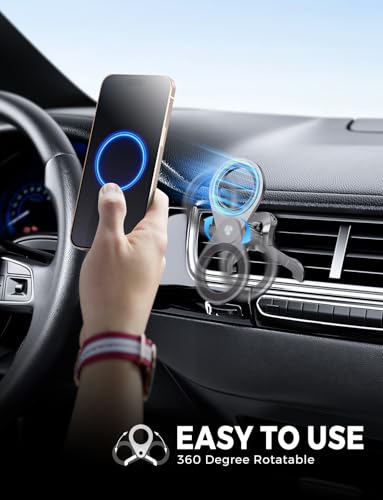 eSamcore MagSafe Car Mount, Air Vent Magnetic Phone Holder