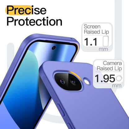 JETech Slim Case for Google Pixel 10a, Anti-Slip, Lavender | Soft TPU Design, Matte Finish, Shockproof Protection - color: Lavender