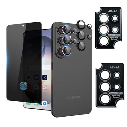 Camera Lens Protector for Samsung Galaxy S26 Ultra, AR Glass Metal Ring - color: Colorful