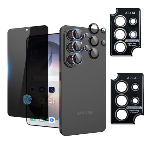 Camera Lens Protector for Samsung Galaxy S26 Ultra, AR Glass Metal Ring - color: Colorful
