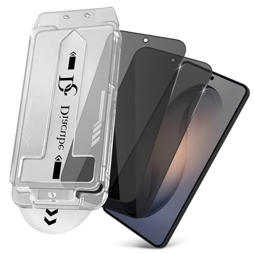 2 PACK Privacy Screen Protector for Samsung Galaxy S26 Plus [27° Anti-Spy] 9H Hardness Shatterproof Tempered Glass [Auto Dust Removal Installation] Fingerprint ID Unlock, Bubble Free, Case-Friendly, HD Full Coverage - size: Galaxy S26 Plus