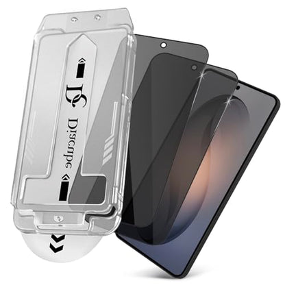 2 PACK Privacy Screen Protector for Samsung Galaxy S26 Plus [27° Anti-Spy] 9H Hardness Shatterproof Tempered Glass [Auto Dust Removal Installation] Fingerprint ID Unlock, Bubble Free, Case-Friendly, HD Full Coverage - size: Galaxy S26 Plus