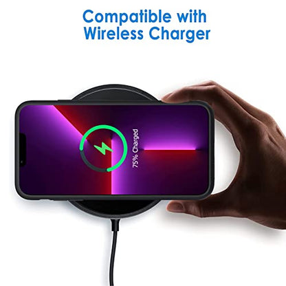 Battery Case for iPhone 13 Pro Max,Upgraded 12000mAh Rechargeable Portable Protective Extended Charger Case Wireless Charging Compatible with iPhone 13 Pro Max (6.7 inch) Charging Case & Carplay-Black - size: iPhone 13 Pro Max (6.7 inch)