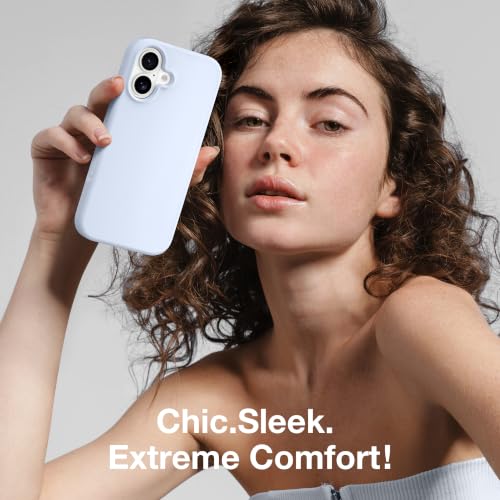 GONEZ Magnetic for iPhone 17 Case, Silicone Cover Baby Blue - color: Baby Blue, size: Iphone 17