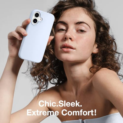 GONEZ Magnetic for iPhone 17 Case, Silicone Cover Baby Blue - color: Baby Blue, size: Iphone 17