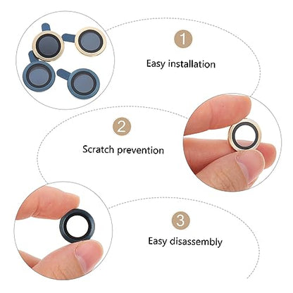 Mipcase 4pcs Camera Lens Protector Film Compatible -scratch and Lens Guards and Safeguards against Scrapes and Bumps