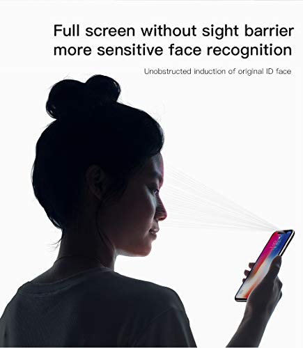 IFLASH iPhone X, iPhone XS, iPhone 11 Pro Full Coverage Screen Protector, [2 Pack] Full Cover Tempered Glass Screen Protector For Apple iPhone 11 Pro/X/XS 5.8” - edge-to-edge Full Surface - color: iPhone X 2017 (Black)
