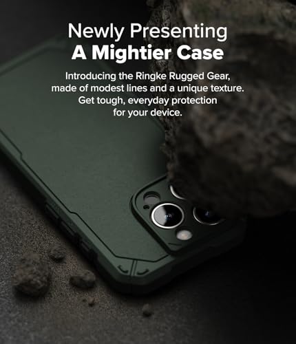 Ringke for iPhone 16 Pro Max Case [Rugged Gear Magnetic Dark Green] - color: Magnetic Dark Green, size: iPhone 16 Pro Max