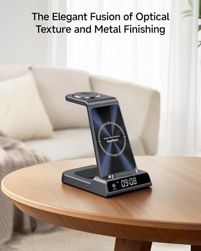3 in 1 Wireless Charger for iPhone 8-18, Apple Watch Ultra 4/12, AirPods
