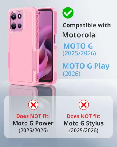 for Motorola Moto G 2026 2025 / G Play 2026 Case Blush Pink - color: Blush Pink