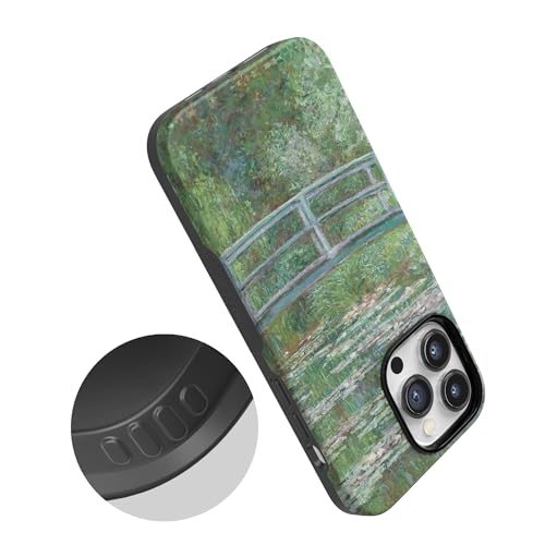 Casely iPhone 14 Pro Max Case | Monet's Bridge | The Met Museum | Bold Protective Design | Compatible with MagSafe - color: Monet's Bridge | The Met Museum