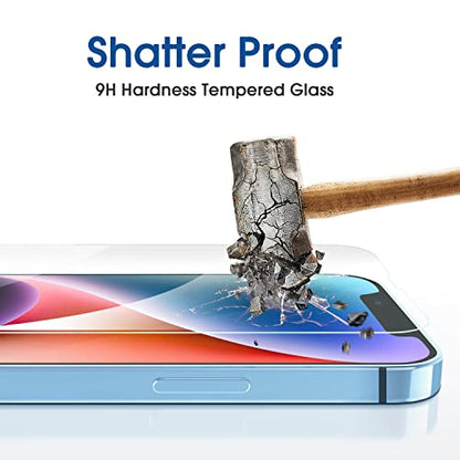 amFiIm OneTouch for iPhone 13/13 Pro/17e/16e/14 Screen Protector 6.1" - size: IPH14/13/13 Pro-6.1"