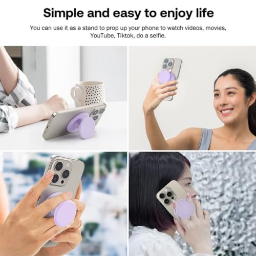 Grippopso for Magsafe Phone Grip, Magnetic Phone Grip Holder, Black