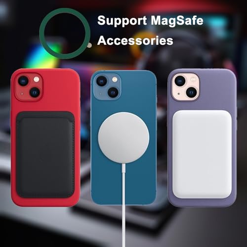 TENOC Universal Metal Ring Sticker, 3Pcs, Dark Green | Compatible with iPhone/Samsung/Android Cellphones, Magnetic Phone Charger/Mount/Holder Conversion - color: Dark Green