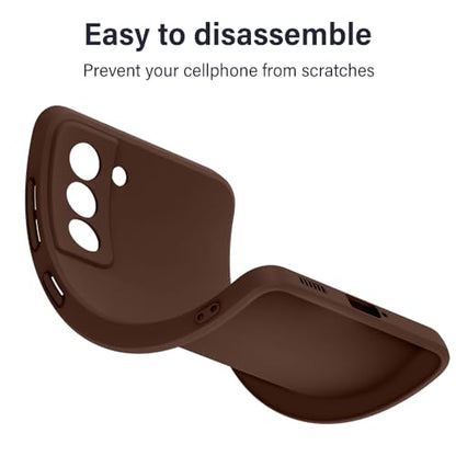 X-level for Samsung Galaxy S21 Plus Case Slim Fit Ultra-Thin Super Soft TPU [Guardian Series] S21 Plus Phone Back Cover Light Protective Matte Finish Coating Shockproof Case for Women Men -Brown - color: Brown