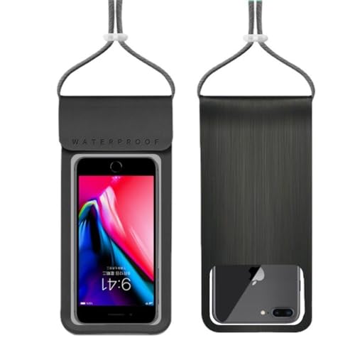 Mobile Phone Waterproof Bag Touch Screen Takeaway Swimming Protection Cover Baby Blue - color: Baby Blue