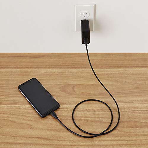 Amazon Basics USB-C to USB-A 2.0 Fast Charging Cable, 480Mbps Data Transfer Speed, USB-IF Certified, Durable, for Apple iPhone 16/15, iPad, Samsung Galaxy, Tablets, Laptops, 3 Foot, Black - color: Black, size: 3 Feet