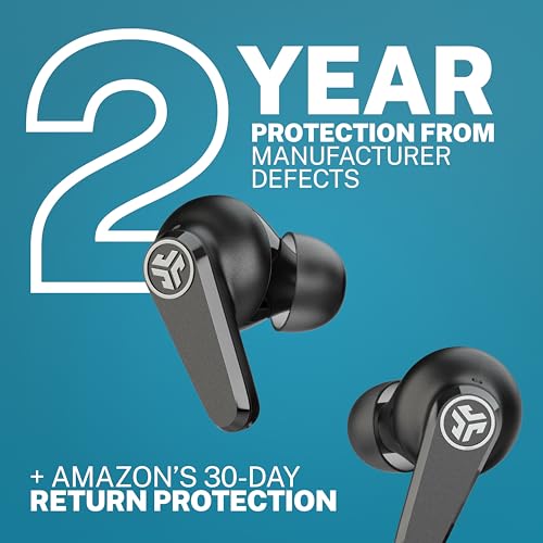 JLab Go Pods ANC, True Wireless Earbuds, Active Noise Cancelling, Bluetooth, Black - color: Black