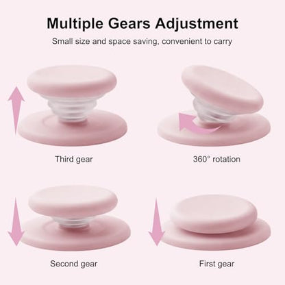 MOROCK Grip for Kindle with Kickstand and Magnetic Stand, Soft Silicone Magnetic Finger Grip for Kindle, iPhone and Smartphone, Cute Magnetic eReaders Holder, Pink - color: Pink