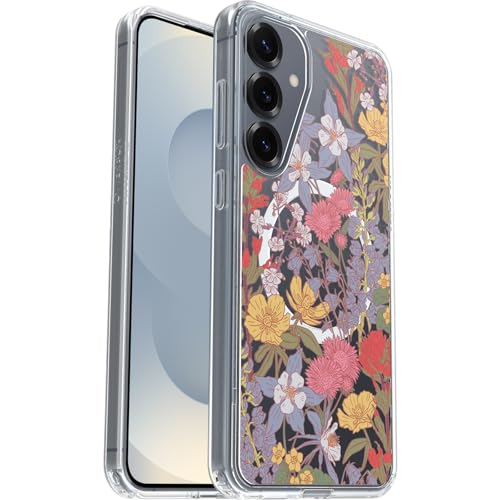 OtterBox Samsung Galaxy S25+ Symmetry Series Clear Magnet Case - Wildflower - color: Wildflower, style: Samsung Galaxy S25+