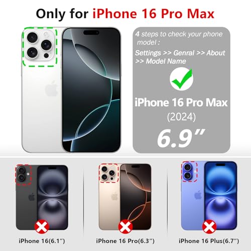 Varikke Wallet Case for iPhone 16 Pro Compatible with Magsafe, Light Purple - color: (Compatible with MagSafe) Light Purple, size: iPhone 16 Pro 6.3"