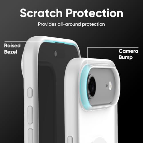 FLOLAB Surtect Tri-Fusion Magnetic for iPhone 17 Air Case Protective Slim Design Magsafe Compatible Military Grade - White Clear - color: White Clear, size: iPhone 17 Air