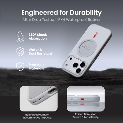 Instant Custom Case for iPhone 15 Pro Max (Black) | Battery-Free E Ink Phone Case, Personalize Your Case with Photos & AI Creations, MagSafe Compatible - color: Black, size: iPhone 15 Pro Max