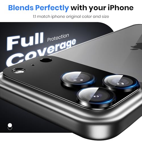 Hoerrye for iPhone 17 Pro Max Camera Lens Protector - 12FT Shatterproof
