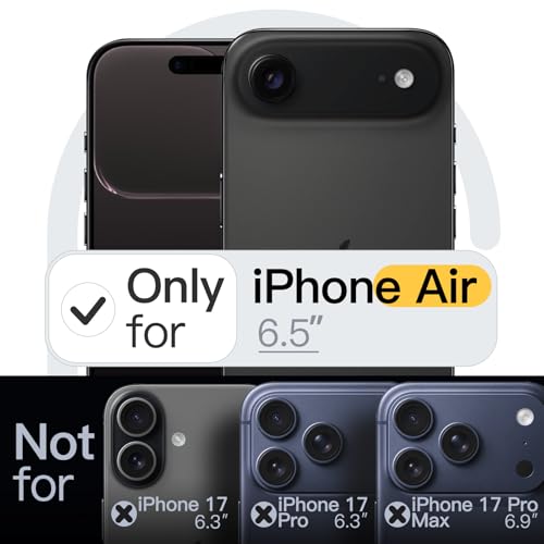 JETech Slim Case for iPhone Air, Black - color: Black