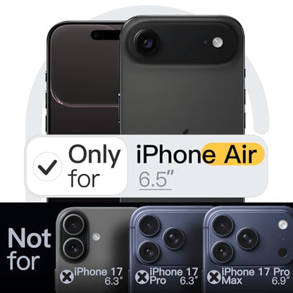 JETech Slim Case for iPhone Air, Black - color: Black