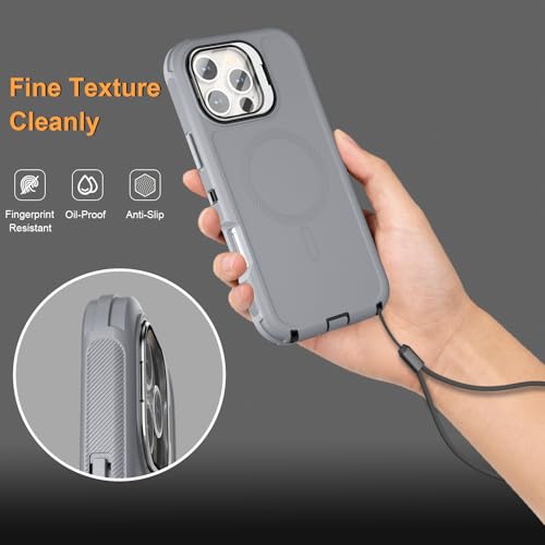 Follaroma for iPhone 16 Pro Case,Magnetic,Heavy Duty Case,6.3'', Grey - color: Grey, size: iPhone 16 Pro 6.3''