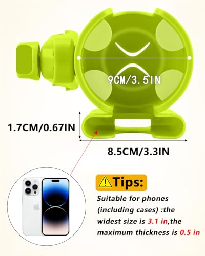 BUNDLEPRO Stroller Cup Holder with Phone Holder, 2-in-1, Green - color: GREEN