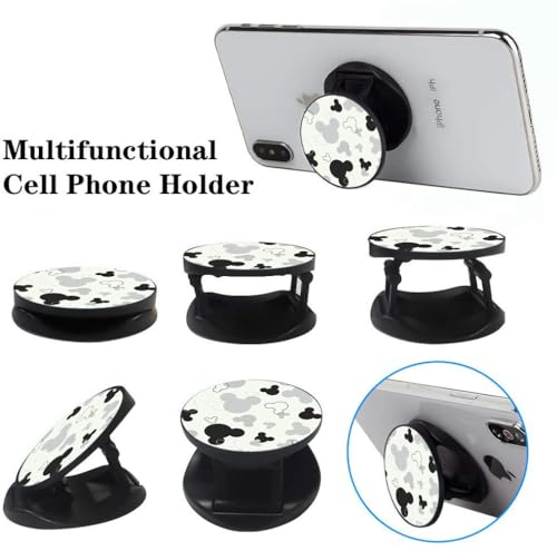 3 Pack/Multifunction Cell Phone Stand Holder and Grip White Cute Foldable Phone Kickstand Mount Compatible for Smartphones