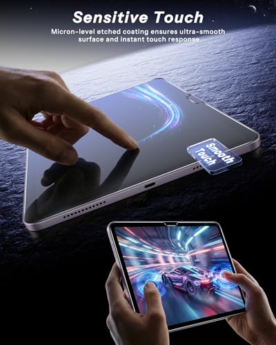 SPARIN 2 Pack Screen Protector for iPad Air 13 inch M4 M3 M2 | Tempered Glass for iPad Air 8th/7th/6th Generation with Easy Application Tray, Case Friendly, Anti-Scratches, High Definition - size: iPad Air 13" 2025/2024