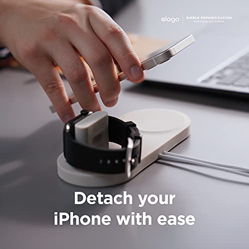 elago W Stand for iPhone, AirPods, All Apple Watch Chargers - color: Black