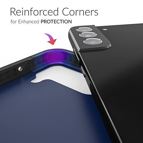 Crave for Galaxy S22 Plus Case, Shockproof Protection Dual Layer Case for Samsung Galaxy S22 Plus (6.6 inch) - Navy - color: Navy