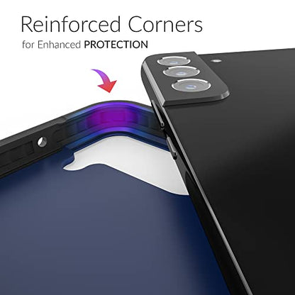 Crave for Galaxy S22 Plus Case, Shockproof Protection Dual Layer Case for Samsung Galaxy S22 Plus (6.6 inch) - Navy - color: Navy