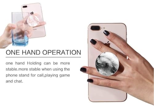 4 Pack Multi-Function Foldable Finger Cell Phone Stand Mount and Stand for Smartphones and Tablets Marble Pattern (Marble Pattern B)