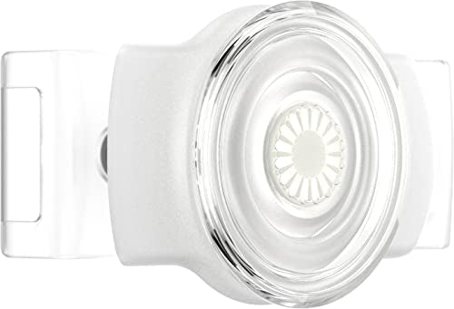PopSockets Phone Grip & Slide Stretch- White and Clear - color: White and Clear