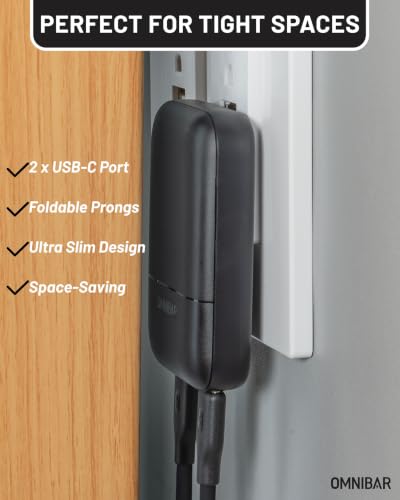 67W Slim Flat USB C Charger, 2-Port GaN PD 3.0 PPS Fast Charger - color: 67W Black