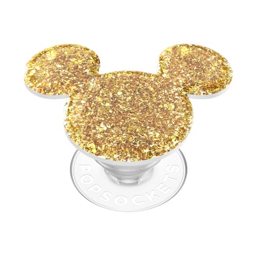 PopSockets Adhesive Phone Grip, Holder- Earridescent Gold - color: Earridescent Gold Mickey, style: Adhesive