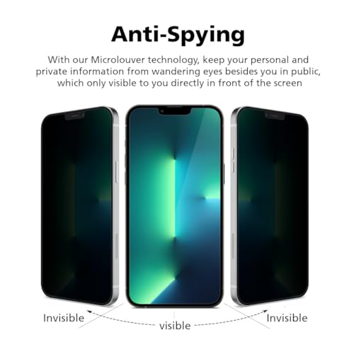 2-Pack Anti Glare Matte Privacy Screen Protector for iPhone 17e/iPhone 16e [Anti Spy PET Flexible Film][Anti Fingerprint][Highly Responsive Touch][Bubble-Free Easy Installation with Alignment Jig] - size: iPhone 17e/16e